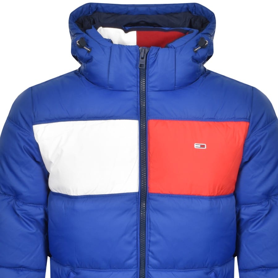 Alternative Image for ProductTommy Jeans Colourblock Padded Jacket Blue2